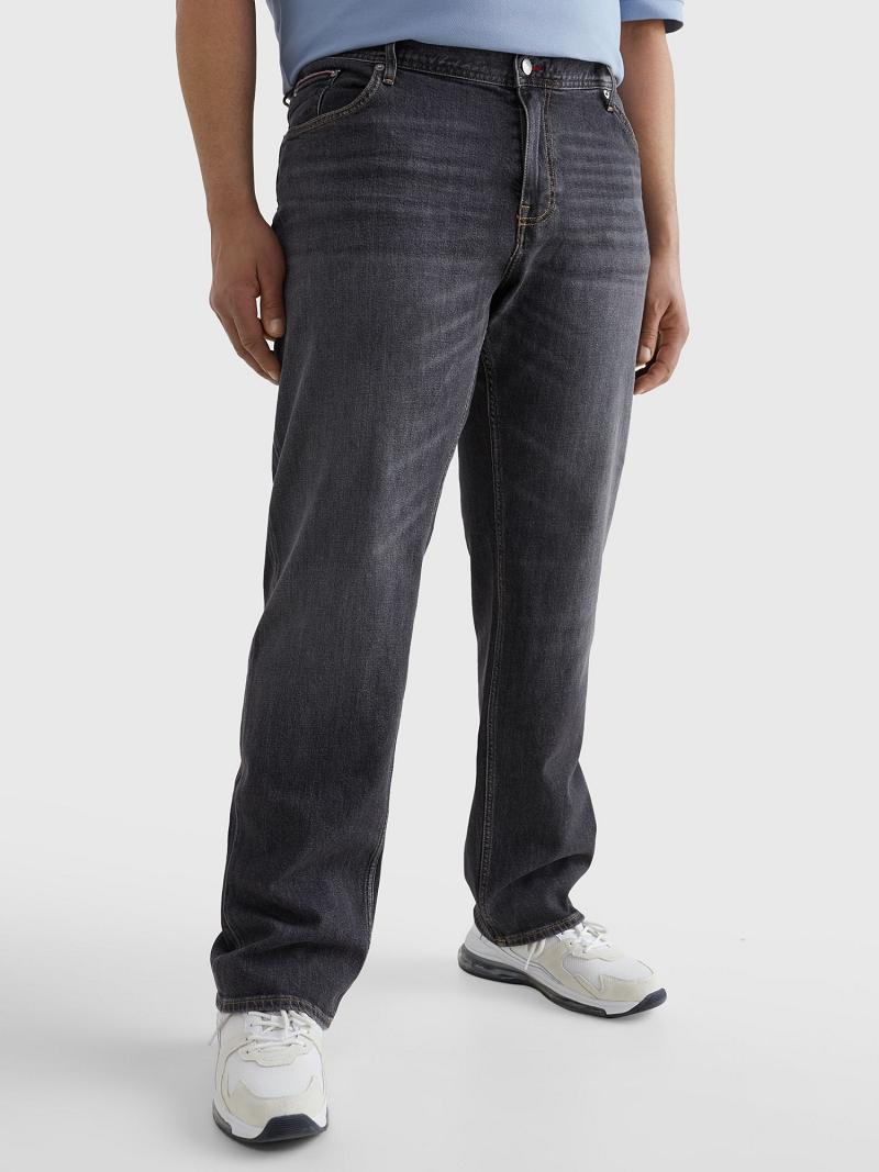 Férfi Tommy Hilfiger Big and tall regular fit wash Nadrág Szürke | HU 1100TCE